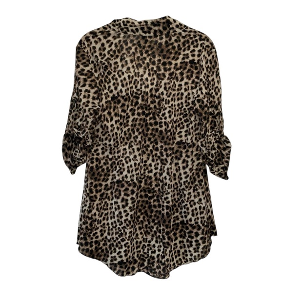 Style & Co Leopard Print Tunic Top – Size Medium - Picture 3 of 4